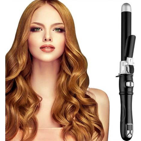 Boucleur automatique 28mm fer à friser professionnel lisseur ondulateur instantané 30s chauffe double tension 110-220V baguette coiffure cheveux boucles 1 pouce (1/5)
