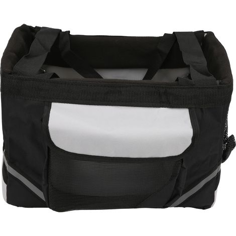 Sacoche de vélo pour chien, panier de transport avant amovible pour chiens de petite et moyenne taille (1/5)