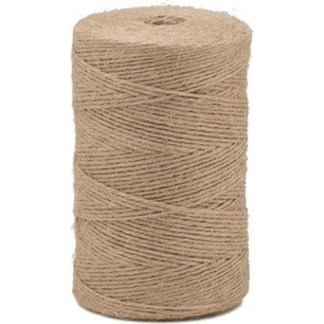 - Juteschnur - 400-m-Spule - Stark und flexibel - Für Gartenarbeit, Heimwerken und Dekoration - Natur - 2 mm x 400 m (1/5)