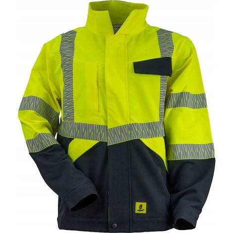 Chaqueta de trabajo de alta visibilidad urgente HV amarilla 983 54 (1/4)