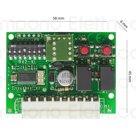 nologo récepteur à deux canaux 433.92mhz rx2i-xl