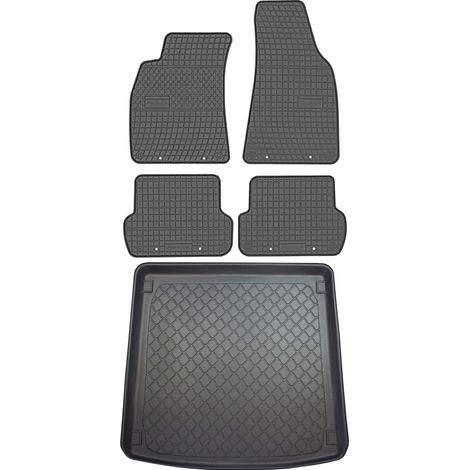 Audi A4 B6 B7 Kombi von 11/2001-03/2008 SET - Gummifußmatten + Kofferraummatte