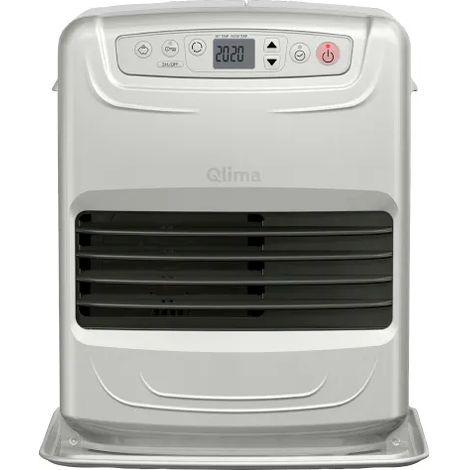 Qlima – Chauffage portable à combustible liquide SRE3531TC2 – Puissance 3100W – Surface jusqu'à 50m² – Autonomie 44h – Système de combustion électronique
