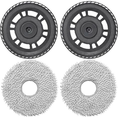 Salviette compatibili con supporto per accessori per robot aspirapolvere Dreame L10s Pro Ultra Heat, X40 Ultra, X40 Master, L40 Ultra, L20 Ultra, panni per mocio, piastre di ricambio, pezzi di ricambi (1/4)