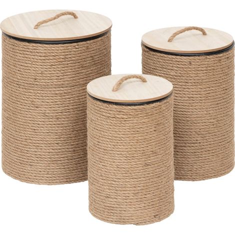 Cassettone bill beige d36 x h49,5 cm - Atmosphera créateur d'intérieur (1/4)
