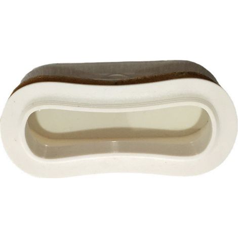 Black and white plastic surf accessories, SUP board handles, figure-eight paddleboard handles, yacht accessories, black.