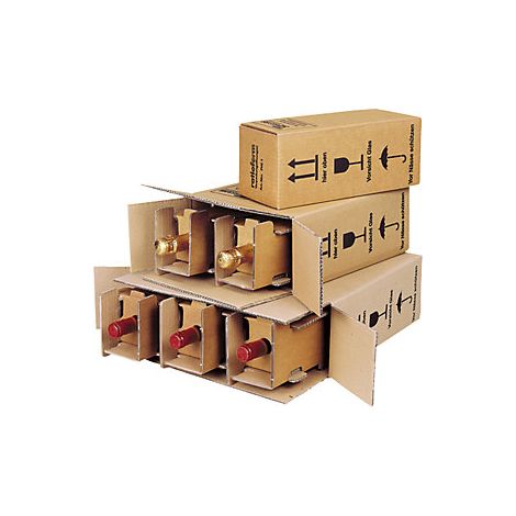 ratioform  Scatola per bottiglie Poste/DHL/UPS  per bottiglie