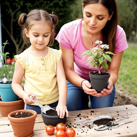 Gartenwerkzeug Set 3 Stück Garten Werkzeug aus Metall mit Blumenkelle Handrechen Gartenschere