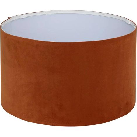 Abat Jour en Velours "Beline" 40cm Terracotta