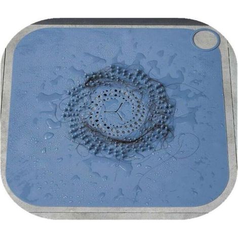 Attrape-Cheveux - Bouchon Vidange Douche En Silicone - Pour Drain Standard De Salle De Bain - Lot De 1 (1/4)