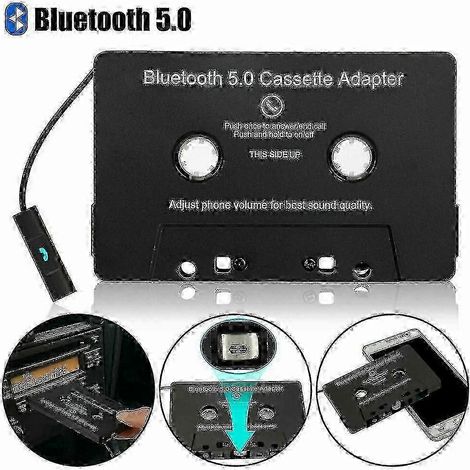 Autoradio Bluetooth avec lecteur de cassettes, adaptateur auxiliaire Bluetooth 5.0 pour cassettes - HZ (1/5)