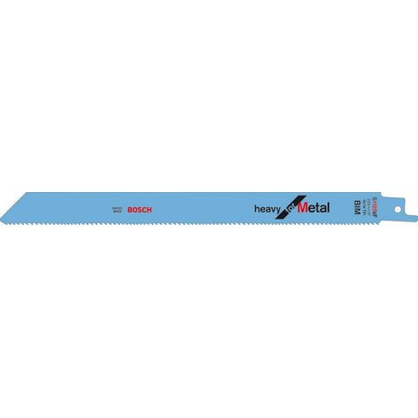 Bosch Accessories 2608657408 Lama per sega a sciabola S 1125 VF, resistente per il metallo, confezione da 5 pz. 5 pz.
