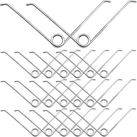 Lot de 20 Ressorts de Rechange pour Sécateur en Acier Inoxydable Blanc Solide Accessoire Précis pour Cisaille de Jardinage (1/5)