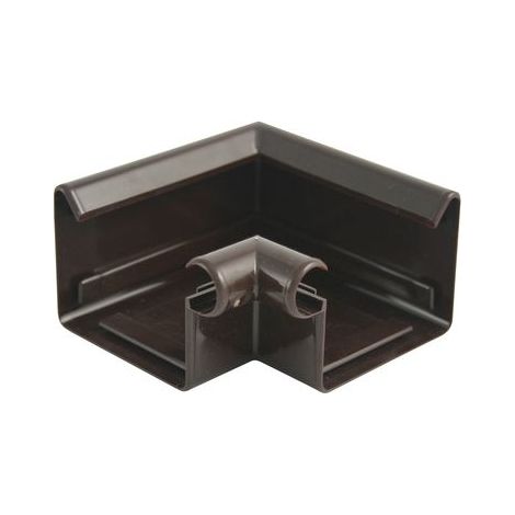 Marley Rinnenwinkel NW 70 mm, Innenecke, 90°, Kastenform, braun Kastendachrinnen