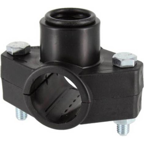 RACCORDO POLIPROP PRESA A STAFFA D 32MMX3/4 FEM