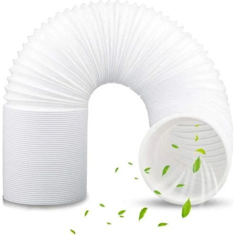 Abluftschlauch für tragbare Klimaanlage, flexibler PVC-Abluftschlauch für tragbare Klimaanlage (150 mm x 1,5 m) (1/5)