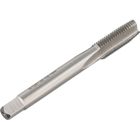 Taraud M10x1,25 80mm HSS pas à gauche goujure droite, pour bois (1/5)