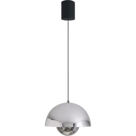Petit lustre de chambre à coucher, lustre de chevet simple et moderne pour restaurant ou bar, couleur crème. (1/5)