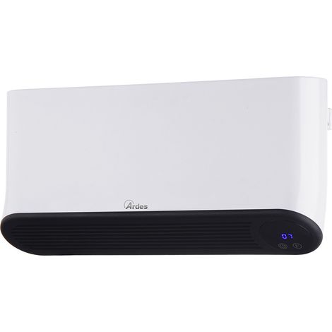 Estufa eléctrica mural con ventilador cerámico Ardes AR4W05P de 2000 W, color blanco