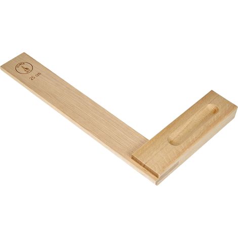 Ulmia, Squadra in legno chiaro di faggio, 250 mm, 130-250 (1/3)