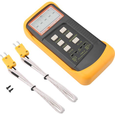 Dual Channel K Type 6802II Digital Thermocouple Thermometer Temperature Meter -50°C-1300°C