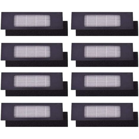 Filtres de rechange compatibles avec Ecovacs Deebot OZMO 920, 950, T5, T8, T8 Aivi, T9, N7, N8, N8+, N8 Pro+, robot aspirate (1/5)