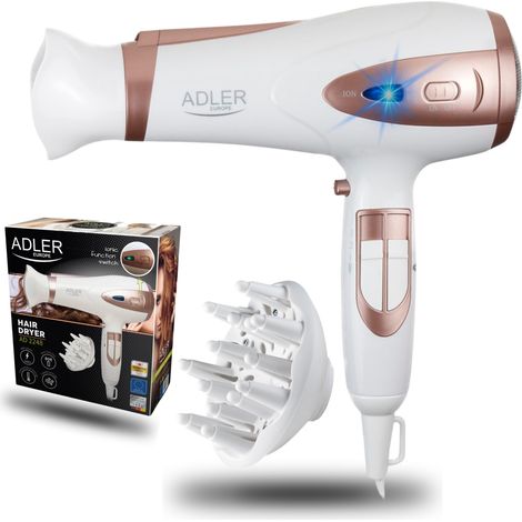 SECADOR DE PELO ADLER  AD2248 BLANCO (1/5)