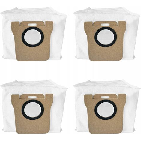 4 sacs pour aspirateurs Dreame L10S Ultra, L10 et L20, compatibles avec les aspirateurs Xiaomi X10, X10+ et X20+. (1/5)