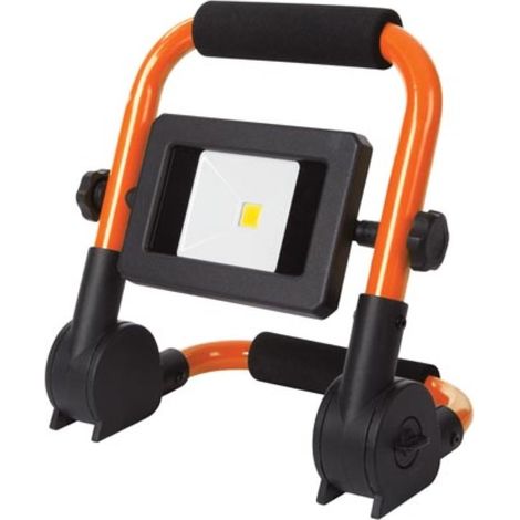 Perel Projecteur de chantier LED portable, 10 W, 4000 K, IP64 (1/5)