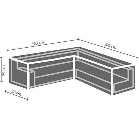 Velleman Copertura da giardino grigia 300x300x70 cm