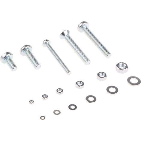 Kit de vis en Acier, 3165 pièces, M2, M2.5, M3, M4, M5, M6 ( Prix pour 1 Kit )