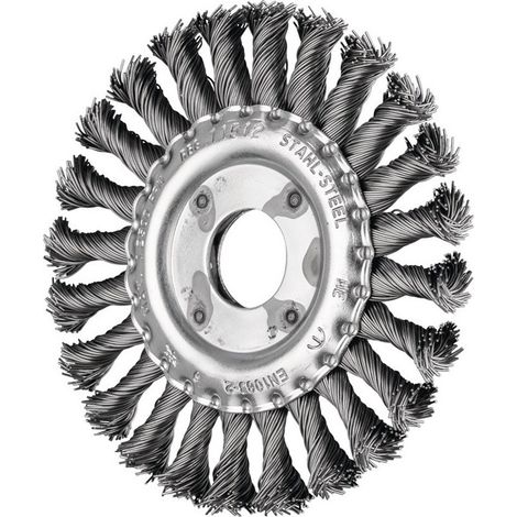 Cepillo plano RBG 11512 / 22.2 ST 0.50 D.115 mm espesor del alambre 0.5 mm acero 12 m