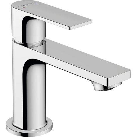 Mitigeur de Lavabo, Hauteur Sous Bec 80 mm, Robinet Lavabo avec Tirette et Vidage, Chromé, 72550000 (1/5)