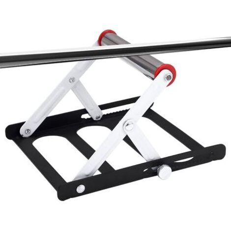 Support de machine à découper Fixation réglable et pliable pour scie à onglet – Cadre de support en matériau – Pour installation de sol, fabrication de meubles, travail du bois, projets de bricolage (1/5)