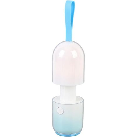 Wiederaufladbare Campinglampe, Mini-Taschenlampe mit 6 Leuchtmodi, ABS-Gehäuse, ideal zum Wandern, Campen, für Notfälle auf Reisen und als Zeltbeleuchtung.