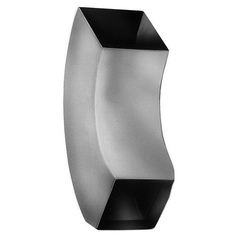 Coude carré à 72° anthra-zinc - 80 mm - 220004720