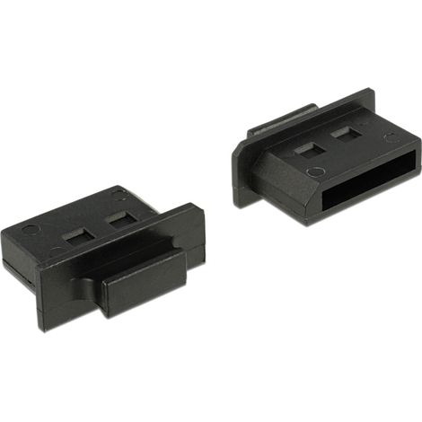 Delock Cubierta contra Polvo para DisplayPort hembra con agarre. 10 piezas en negro