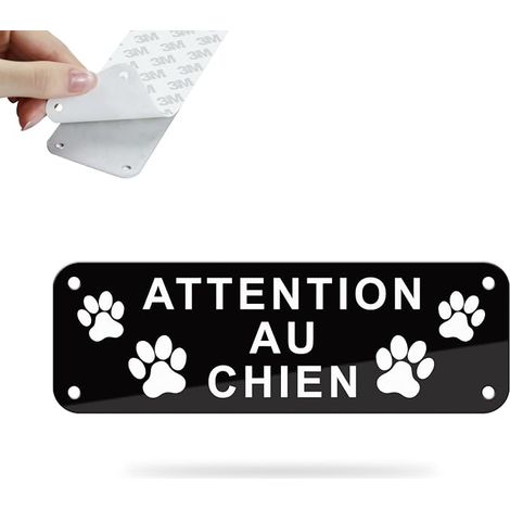 Warning Sign - Aluminium - 150 x 50 mm - Black (1/5)