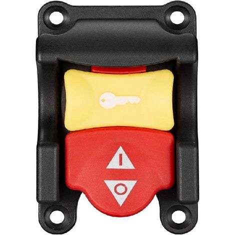 Interrupteur de scie circulaire, interrupteur de sécurité pour scie circulaire de 25 cm (10 pouces), interrupteur marche/arrêt, 125 V/250 V (1/4)