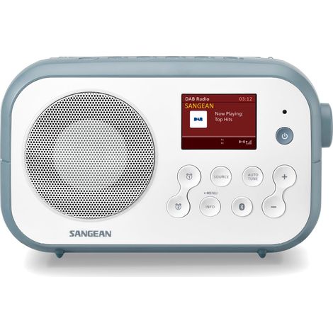 Radio FM, DAB+, RDS/RBDS Radio portátil Sangean DPR-42BT BLANCO/P (1/2)