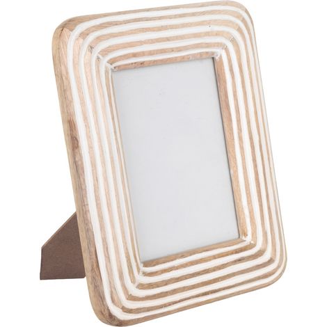 Bilderrahmen aus Holz und Glas, modernes und vielseitiges Design, ideal für die Dekoration von Zuhause und Büro, perfektes Geschenk.