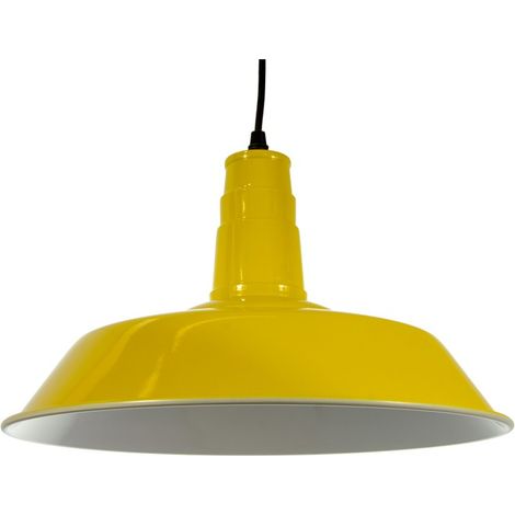 Barcelona Led – Suspension Elsker mini en aluminium Ø360 mm – Design industriel – Intérieur laqué blanc – Pour espaces modernes (1/6)