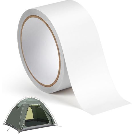 CCYKXATent Repair Tape, 5CMx7M Waterproof Heavy Duty Adhesive Tape, Tent Repair Tape, PVC Coated Tent Awnings (1/5)