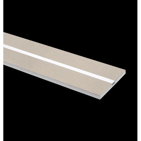 Century profilo in alluminio per strip led 2 metri kprcg-1709 con lastra cartongesso