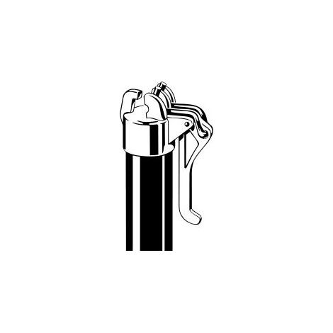 Unidad de fijación de cuerda de tendedero de plástico para estaca de tendido de ø 44 mm (por 5)