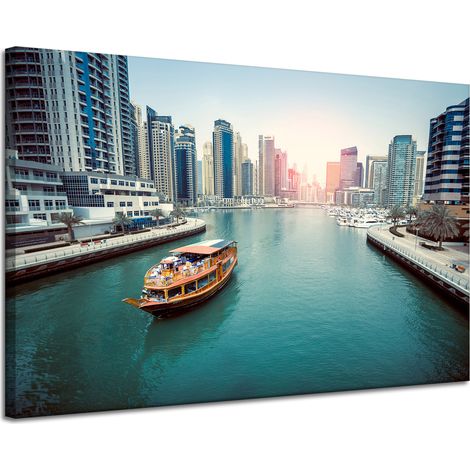 Impression sur toile Architecture Gratte-ciel 120 x 80