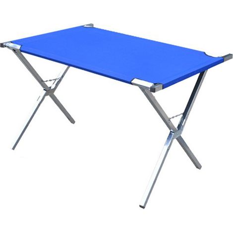 Étagère pliable, polyvalente, portable, stable et facile à monter. Étagère empilable pour une utilisation intérieure et extérieure. Épaisseur : env. 0,5 mm. Longueur du portant : env. 1 m. (1/5)