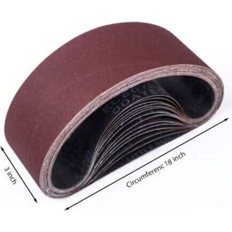 Bandes abrasives en oxyde d'aluminium à couche ouverte