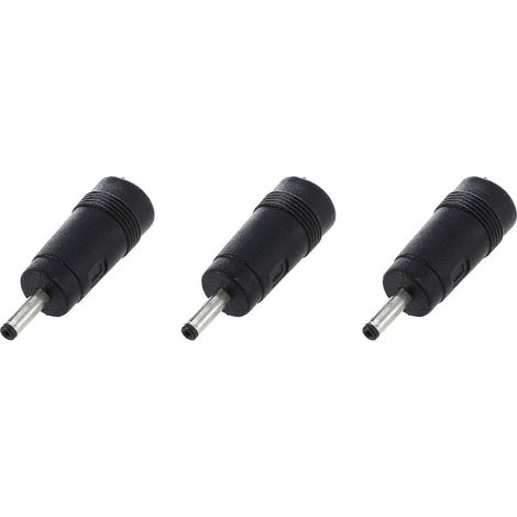 3 Gleichstromanschlüsse: 3,0 mm x 1,1 mm Stecker auf 5,5 mm x 2,1 mm Buchse (1/4)