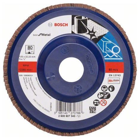 Plato pulidor X571 Best for Metal Ø 125 mm  BOSCH 2608607340 (1/4)